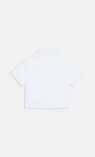 BIG LABEL SHIRT S S WHITE BLACK