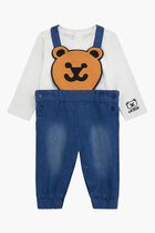 Set Ls T-Shirt+Str Denim Rompe