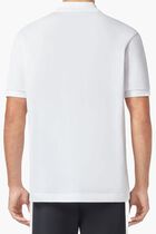 Embroidered Slogan Polo Shirt