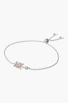 Two Tone MK Logo Bracelet