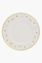 Butterfly Dessert Plate White 21cm