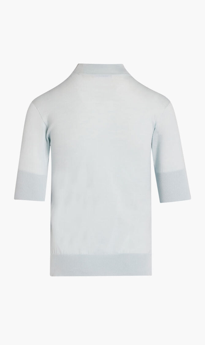 Cashmere Merino Short Sleeve Sweater