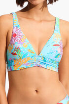 UNDER THE SEA LONGLINE TRI SHOULDER TOP