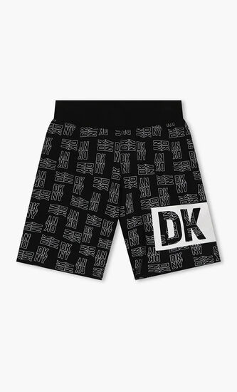 Logo Print Cotton Shorts