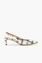 Printed Leather Pumps