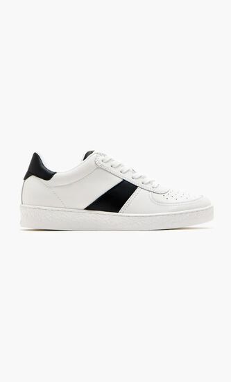 GEODE MANIFEST SNEAKER BLACK WHITE LEATHER