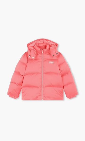 Water Repellent Hooded Puffer Jacket