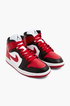 Air Jordan 1 Mid Alternate Bred Toe Sneakers