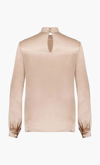 Mock Neck Blouse