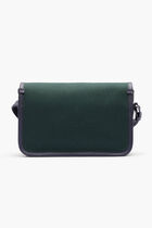 Heritage Canvas Flap Close Cotton Shoulder Bag