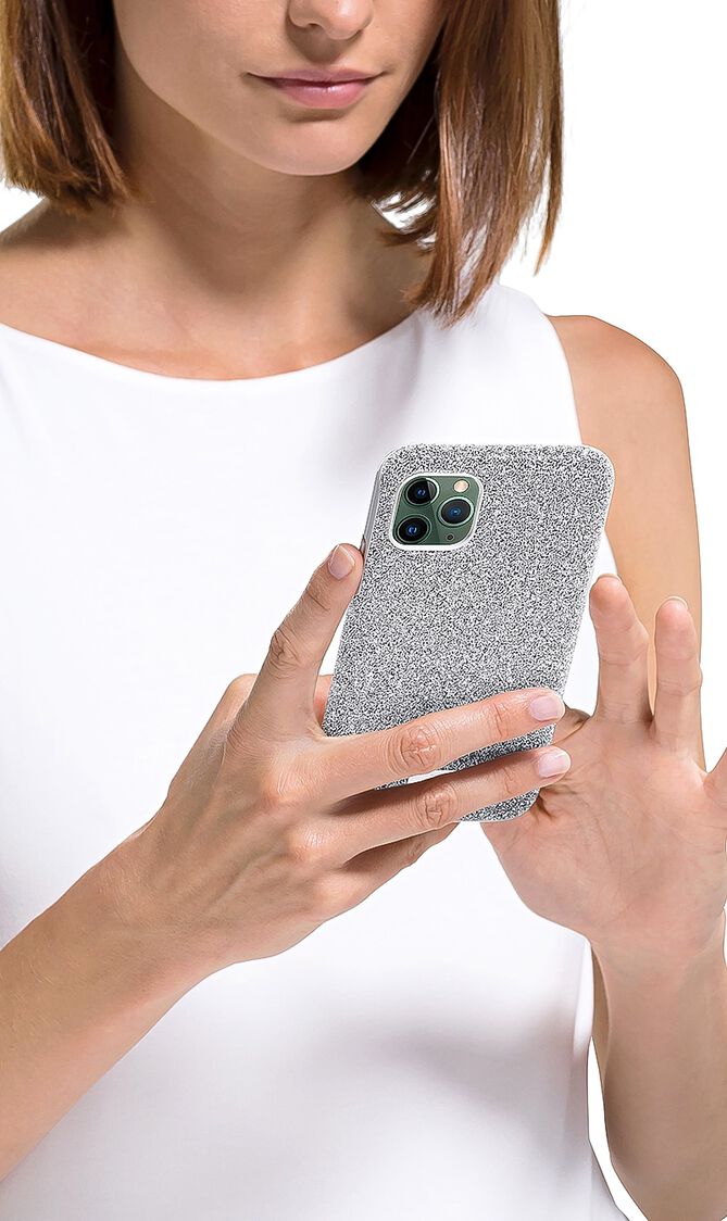 High Smartphone Case, Iphone&reg; 12 Mini, Silver Tone