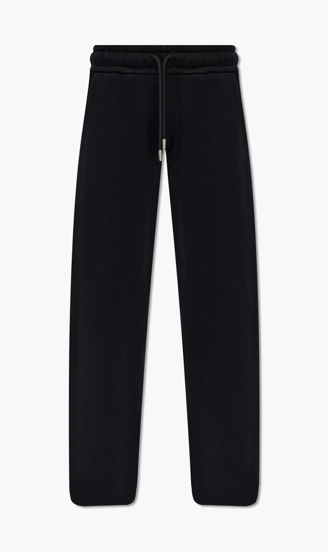 DIAG EMBR SWEATPANT BLACK BLACK