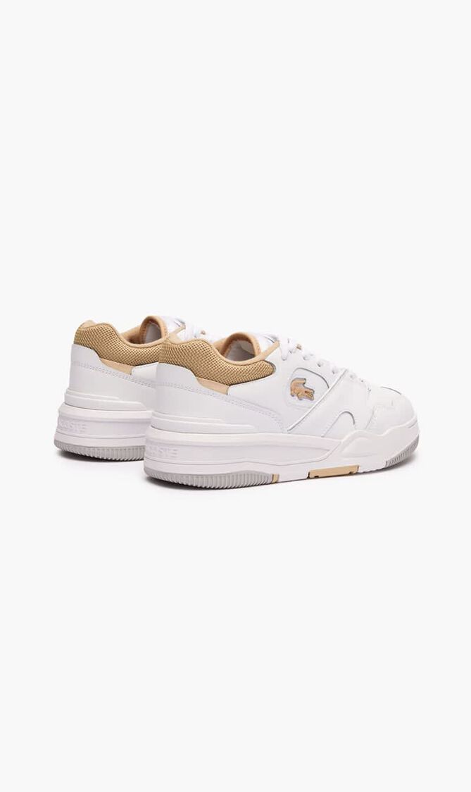 Lineshot Contrasted Collar Leather Trainers