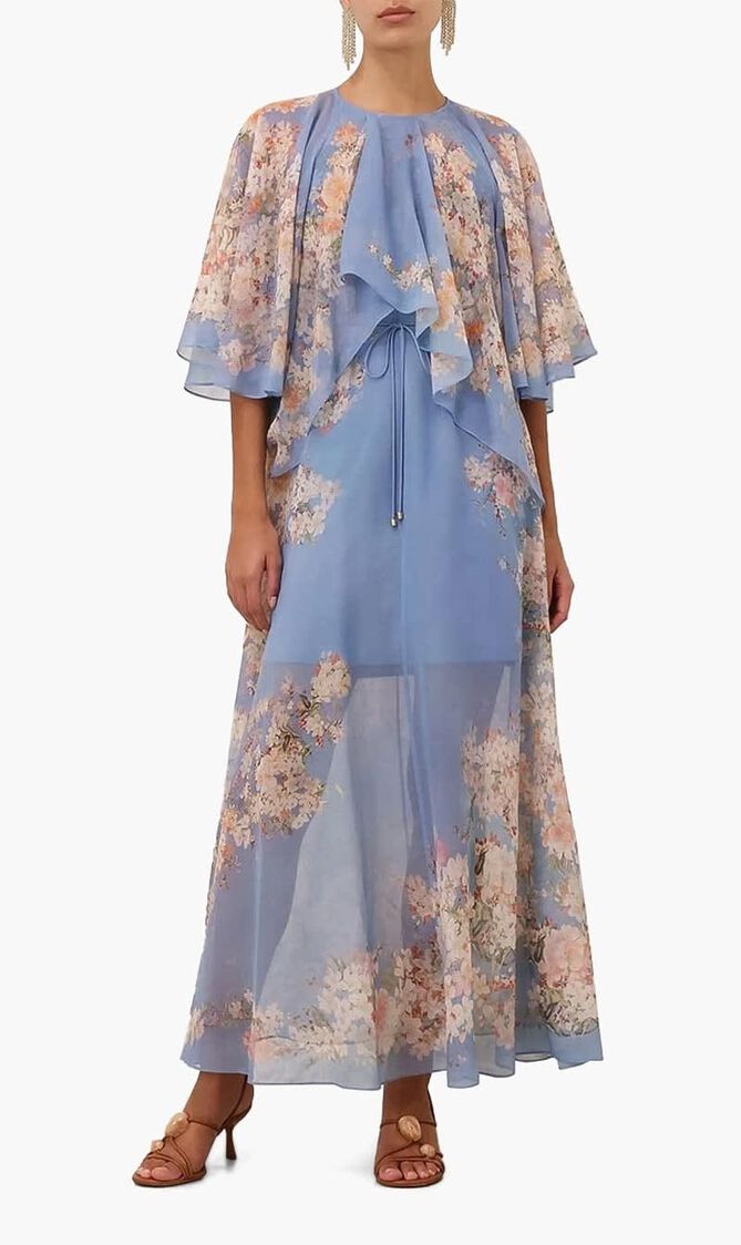 CASCADIAN TIERED MAXI DRESS