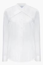POPLIN CROSS BELT SHIRT WHITE NO COLOR