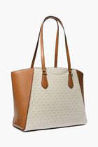 Taryn Large Signature Logo Tote Bag