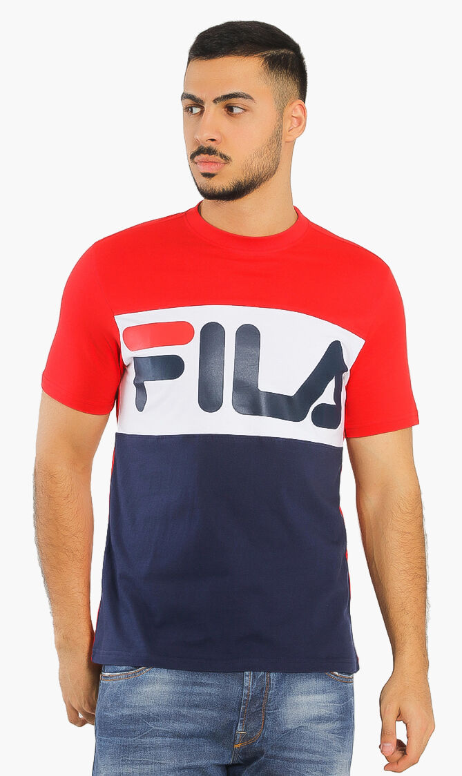 Fila colour deals block t shirt