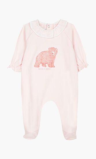 Logo Print All-In-One Pajama
