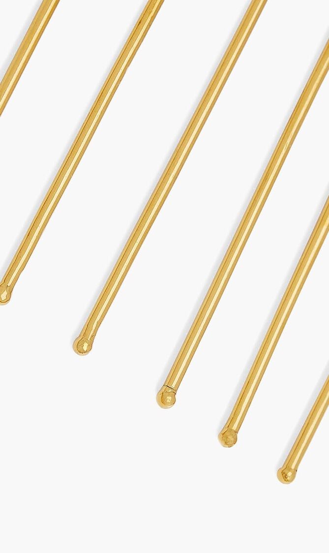 Sagar Swizzle Stir Gold Set Of 6