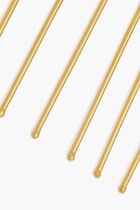 Sagar Swizzle Stir Gold Set Of 6