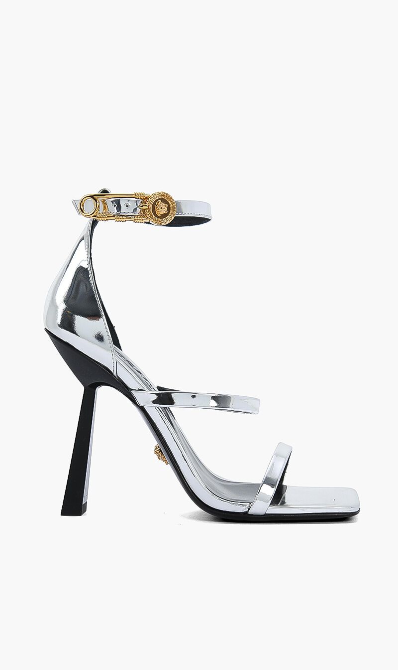 Buy VERSACE Vitello Laminato Heels for AED 907.00 The Deal Outlet