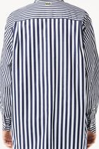 Lacoste X Bandier Striped Cotton Poplin Shirt