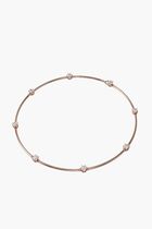 Constella Necklace, White, Rose-Gold Tone Plated