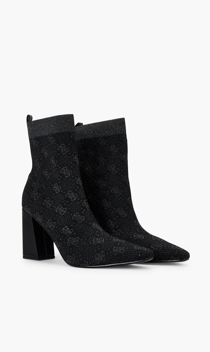 Logo Knit Boots