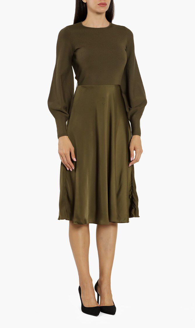 Gwenii belted midi dress clearance