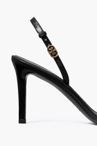 DOUBLE T BUCKLE HEEL SANDAL 85MM