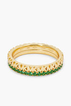 KORS MK RING STERLING SILVER 14K NANOGEM