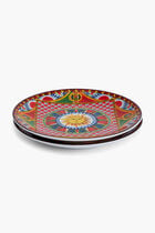 Carretto Sun Dessert Plate Round 19cm Set Of 2