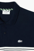 French Made Original L.12.12 Print Polo Shirt