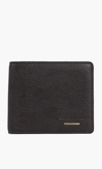 Embossed Logo Bi-Fold Wallet