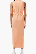 Long Stretch Mini Pique Polo Dress