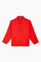 Linen Vareuse Solid Shirt