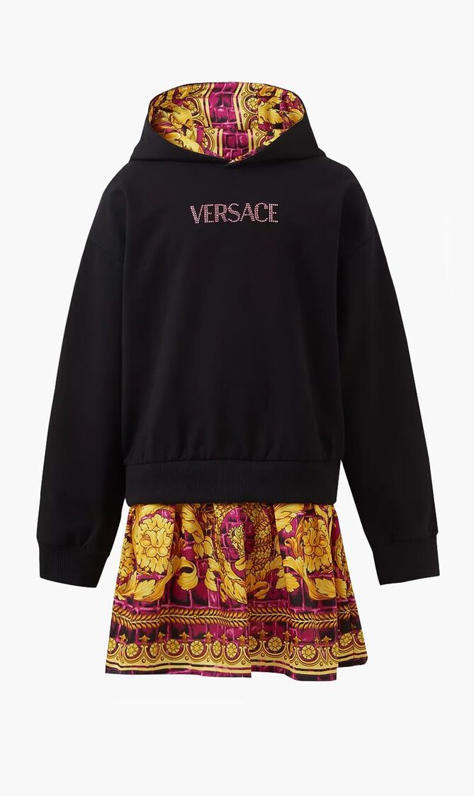 Baroque Print Dress
