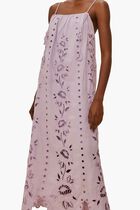 LILAC RICHELIEU SLEEVELESS MAXI DRESS