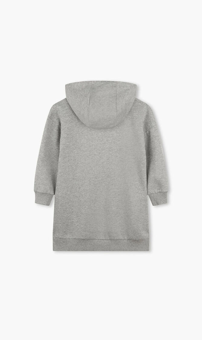 Elephant Print Hoodie Dress