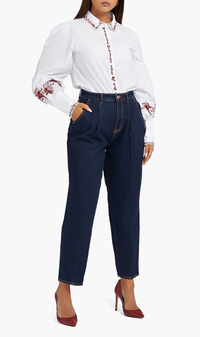 Embroidered Ravin Top