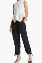 Poplin Drawstring Pants