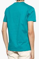 T SHIRT COMPACT COTTON JERSEY FABRIC VERSACE LOGO PRINT