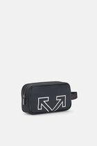 HERITAGE TOILETRY POUCH BLACK WHITE