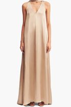 La Lune Scarf Panelled Maxi Dress