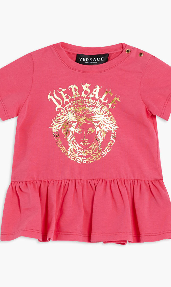 DRESS JERSEY + MEDUSA LOGO PRINT