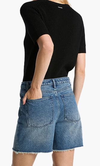 Boyfriend Denim Shorts