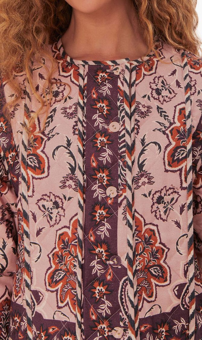 Glam Tapestry Long Sleeve Jacket