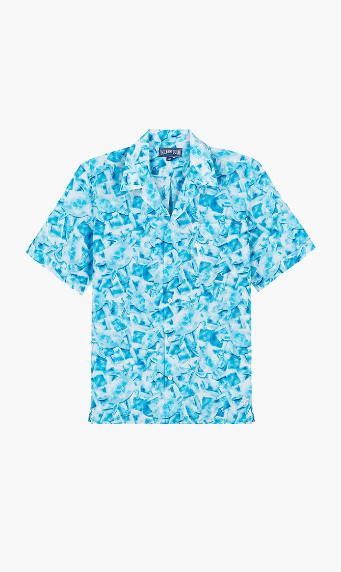 Cotton Silk Bowling Shirt