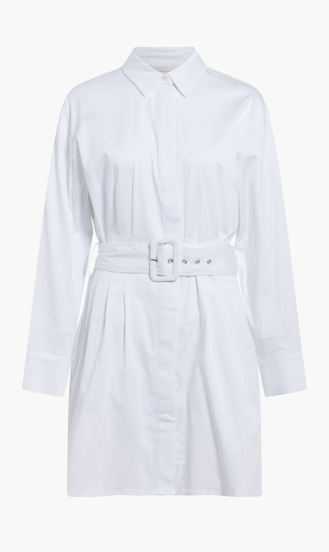 LS AGATA SOLID SHIRTDRESS