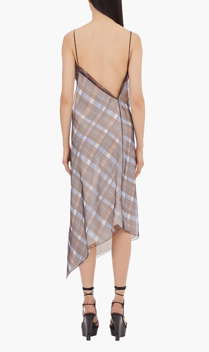 Asymmetric Organza Dress